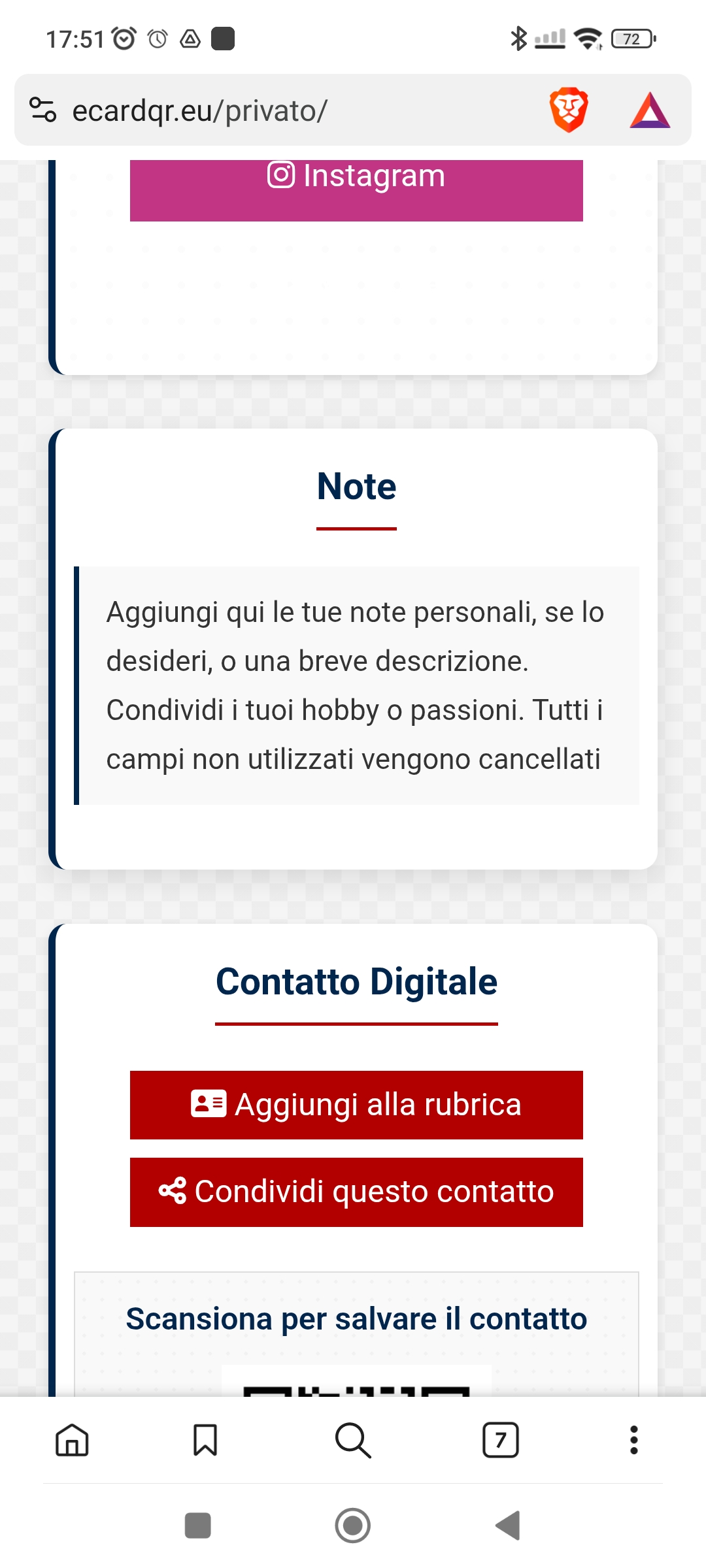 Screenshot modello privato 3